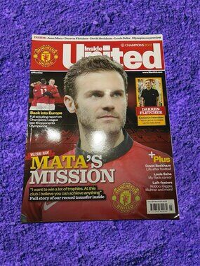 Inside United Magazine March 2014 Juan Mata Manchester Futbol UK Import